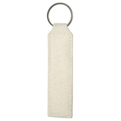 felt key ring pendant rectangle