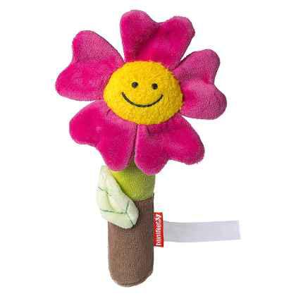 Grasp Toy flower with squeaking function