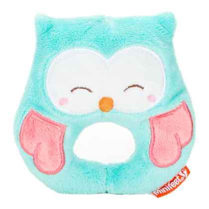 Owl with a rattle