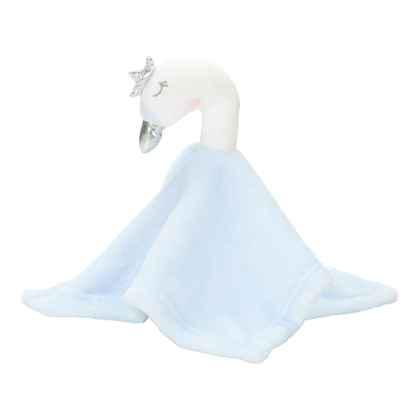 Cuddly blankets swan's head