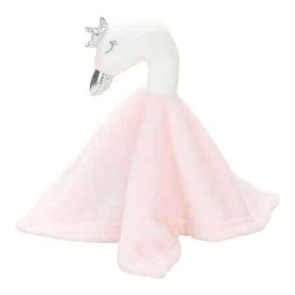 Cuddly blankets swan's head