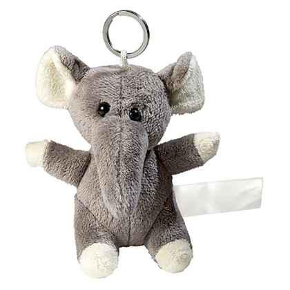 plush keychain elephant