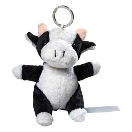 plush keychain cow