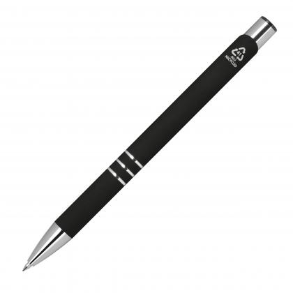 Pen with rubberised surface