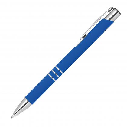Pen with rubberised surface