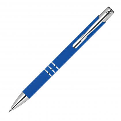 Pen with rubberised surface
