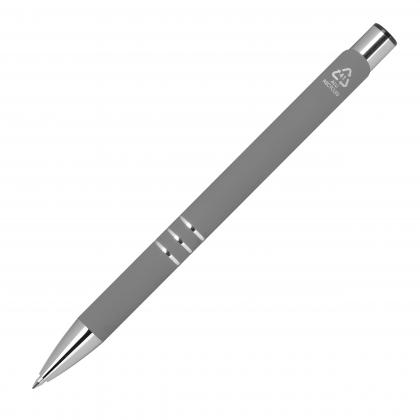 Pen with rubberised surface