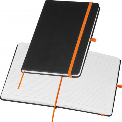 A5 notebook with coloured engraving