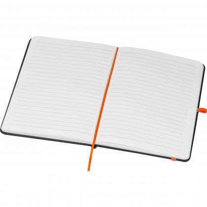 A5 notebook with coloured engraving