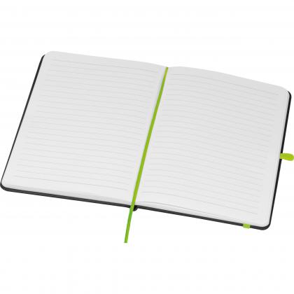 A5 notebook with coloured engraving