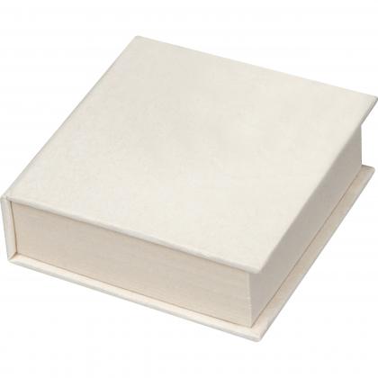 Notepad made from recycled milk carton