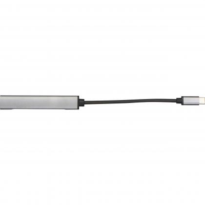 USB hub made from recycled aluminium USB hub made from recycled aluminium
