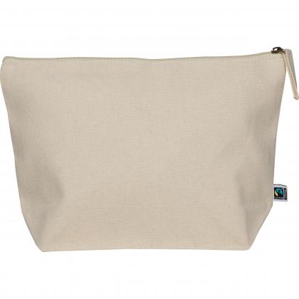 Fairtrade cotton toiletry bag