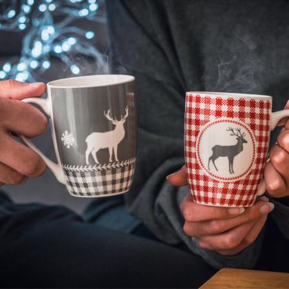 Set of 2 Christmas mugs