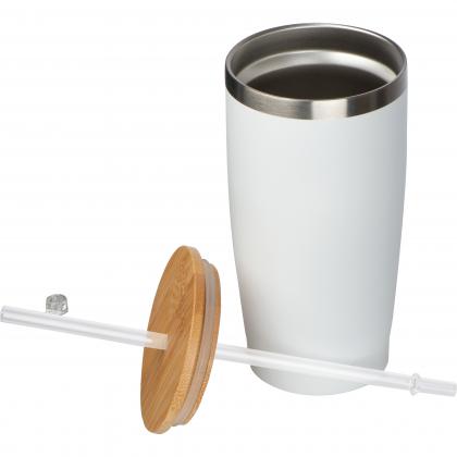 To go cup with straw