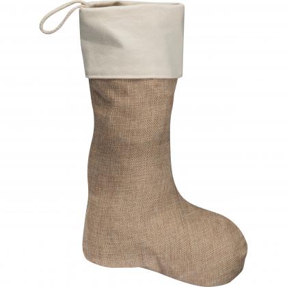Christmas sock jute