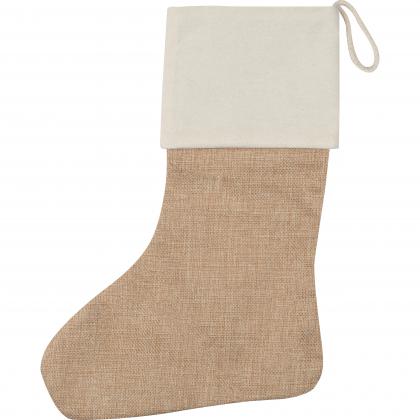 Christmas sock jute