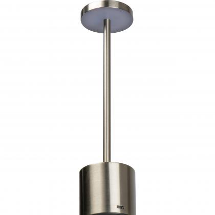 Stainless steel table lamp with rechargeable battery