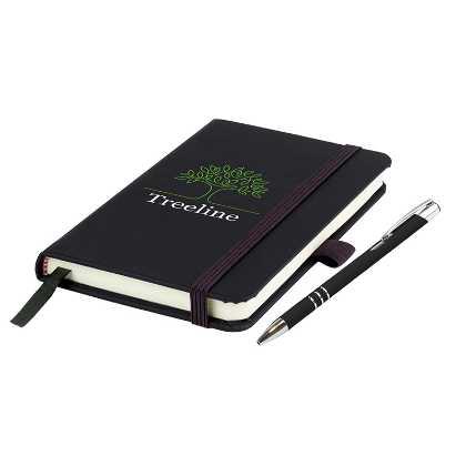 A6 Soft Touch Notebook & Pen Set