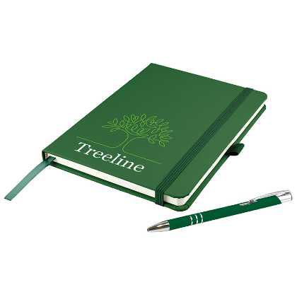 Picture of A5 Dimes Soft Touch Notebook & Pen Set