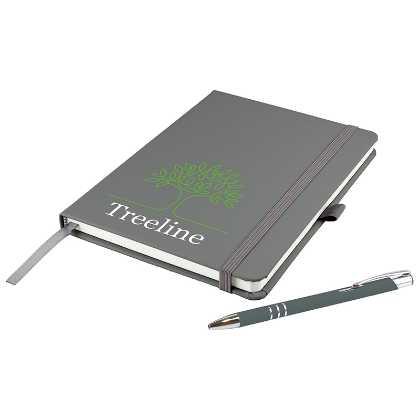 Picture of A5 Dimes Soft Touch Notebook & Pen Set
