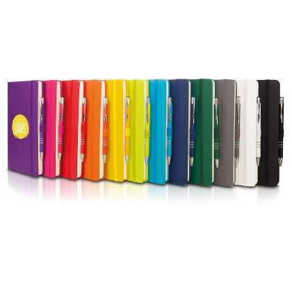Picture of A5 Dimes Soft Touch Notebook & Pen Set