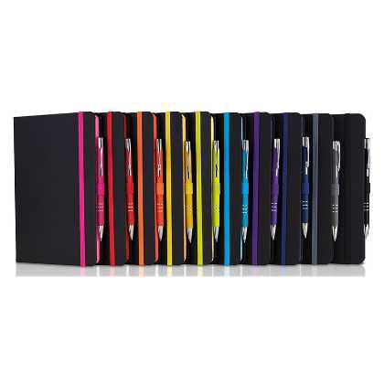 Picture of A5 DeNiro Edge Notebook & Pen Set