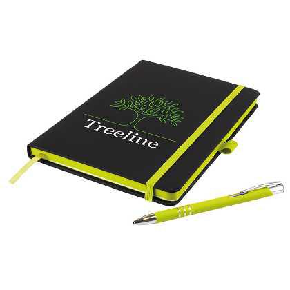 Picture of A5 DeNiro Edge Notebook & Pen Set