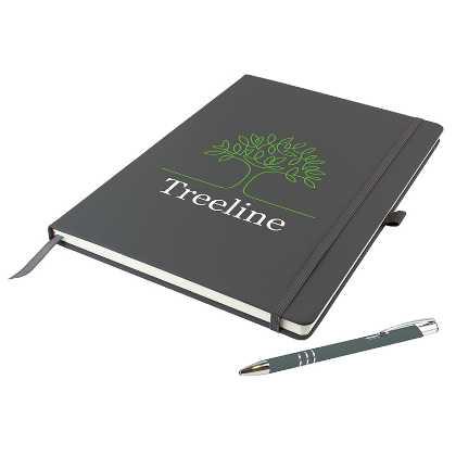 Picture of A4 Dunn Soft Touch Notebook & Pen Set