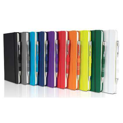 Picture of A5 Dimes Notebook & Pen In Presentation Box Set