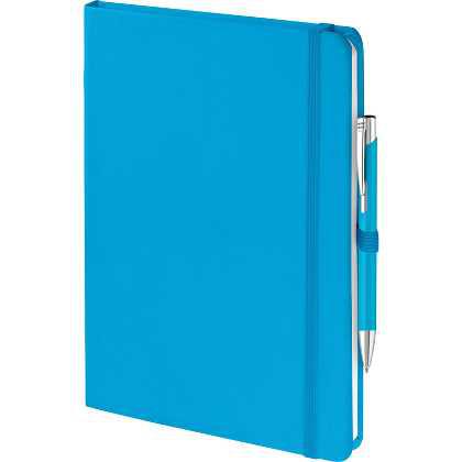 Mood® Duo (Full Colour Notebook and Laser Engraved Pen)  (24254)