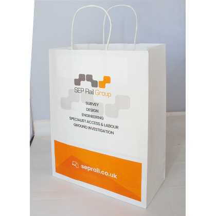 Twisted Paper Handle Carrier Bag   (24503)