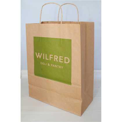 Twisted Paper Handle Carrier Bag   (24503)