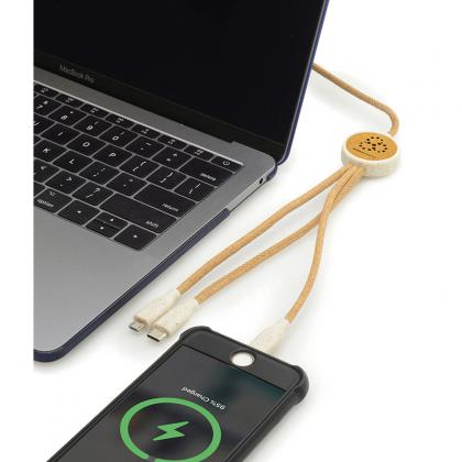 Picture of 3 in 1 Cork Charging cable