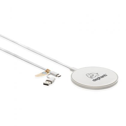RCS standard recycled plastic 10W wireless charger  (24564)