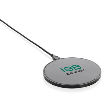 RCS standard recycled plastic 10W wireless charger  (24564)