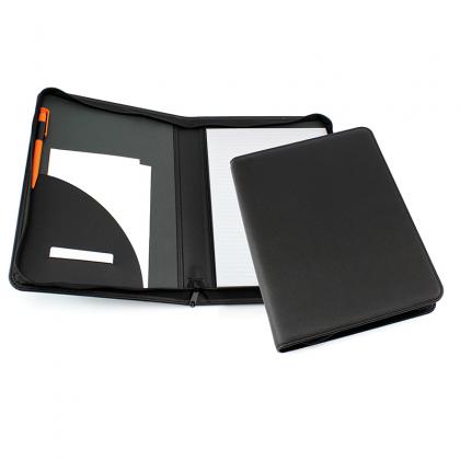 Picture of ECO a4 zipped conference folder in COMO rPET