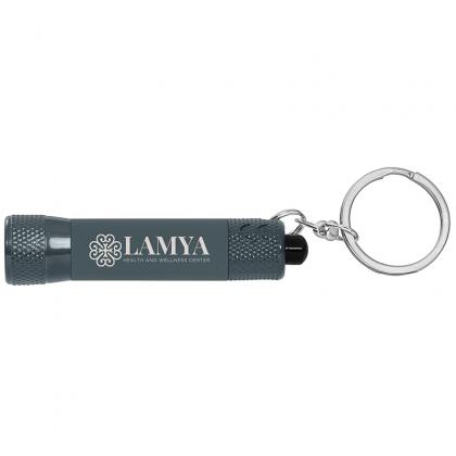 Picture of Chroma Softy Monochrome Metallic 3 LED Flashlight Keychain