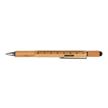 Picture of Systemo Bamboo 6 in 1 multi function pen