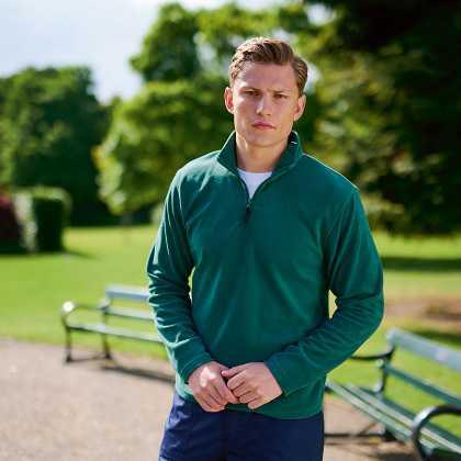 Micro Zip Neck Fleece  (24987)