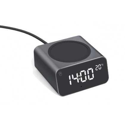 Xoopar REDDI Travel clock and wireless charger (PD) with BT   (24562)