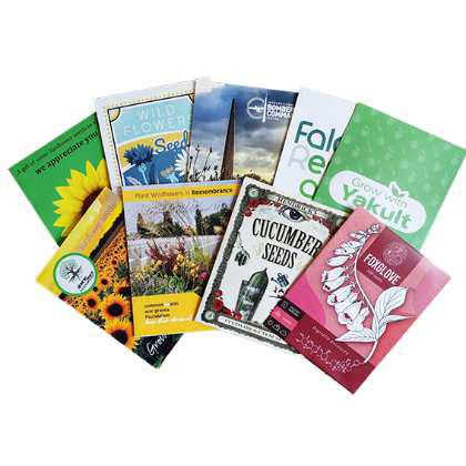 Envelope Style Seed Packets