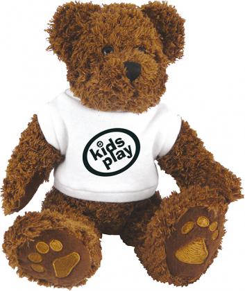 CHARLIE BEAR WITH WHITE T-SHIRT 10 inch E1415109