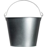 Zinc bucket with bottle opener