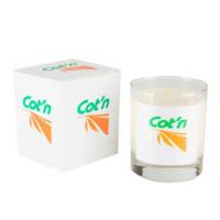 240g Clear Glass Scented Candle in a Printed Gift Box E143705