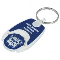 100% RECYCLED 'POP' TROLLEY COIN KEY RING E1414312