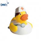 Nurse squeaking duck