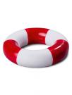 PVC swimming ring, striped