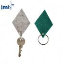 woolen felt key ring pendant