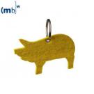woolen felt key ring pendant